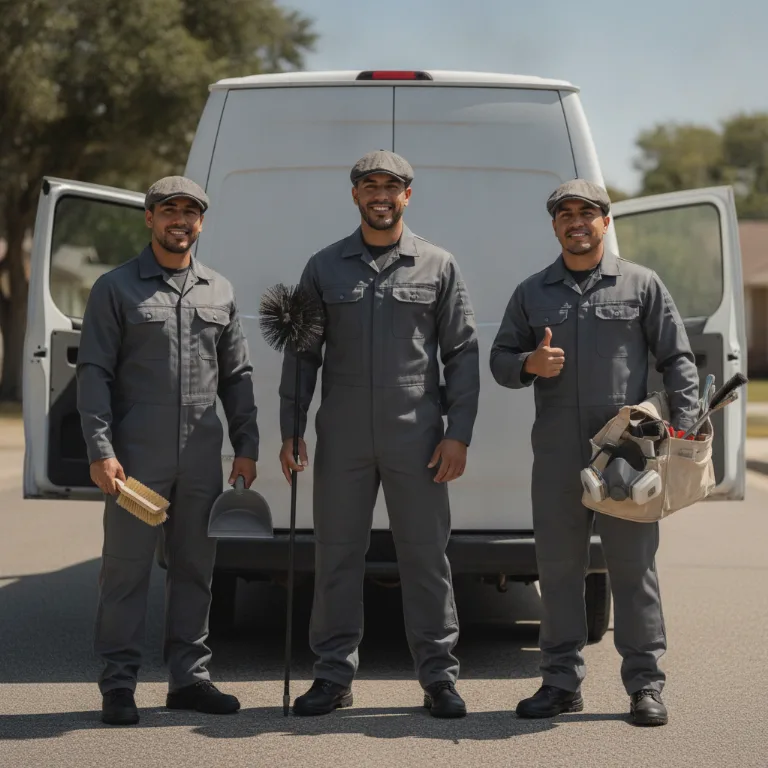 Limpador de Chaminés equipe em Tatui